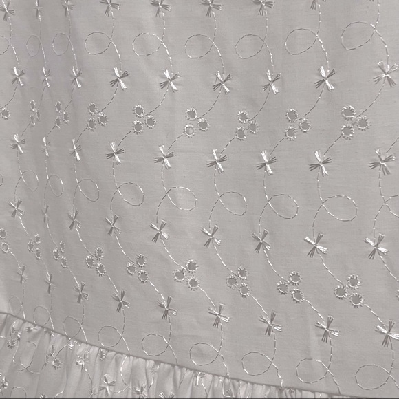 PRETTY LITTLE THING White Broderie Anglaise Smock Dress - Picture 9 of 12